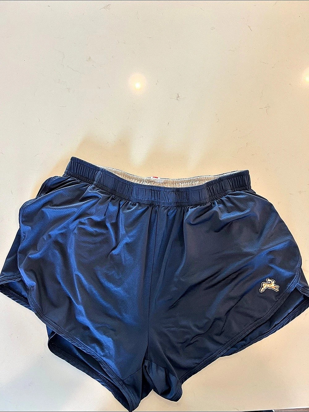 Tracksmith Women's Twilight Split Shorts Athletic Shorts Navy Large